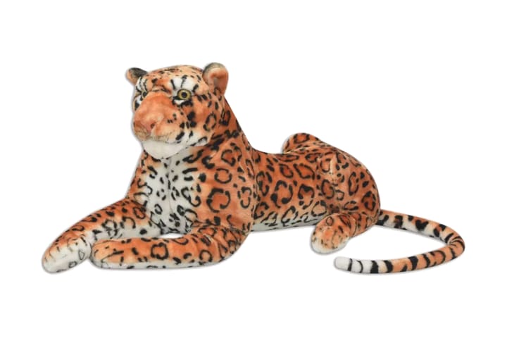 Leopardi pehmolelu Ruskea XXL - Ruskea - Vauvan lelut - Lastenhuoneen koristeet