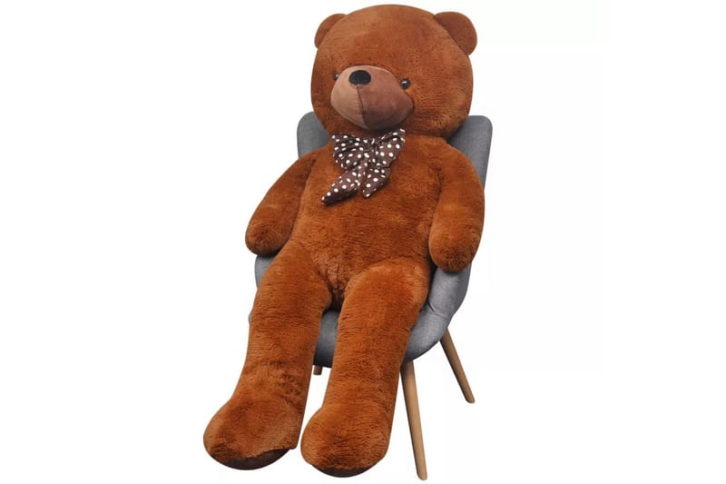 Nalle pehmolelu XXL 100 cm ruskea - Ruskea - Sisustustuotteet - Lastenhuoneen sisustus - Lastenhuoneen koristeet