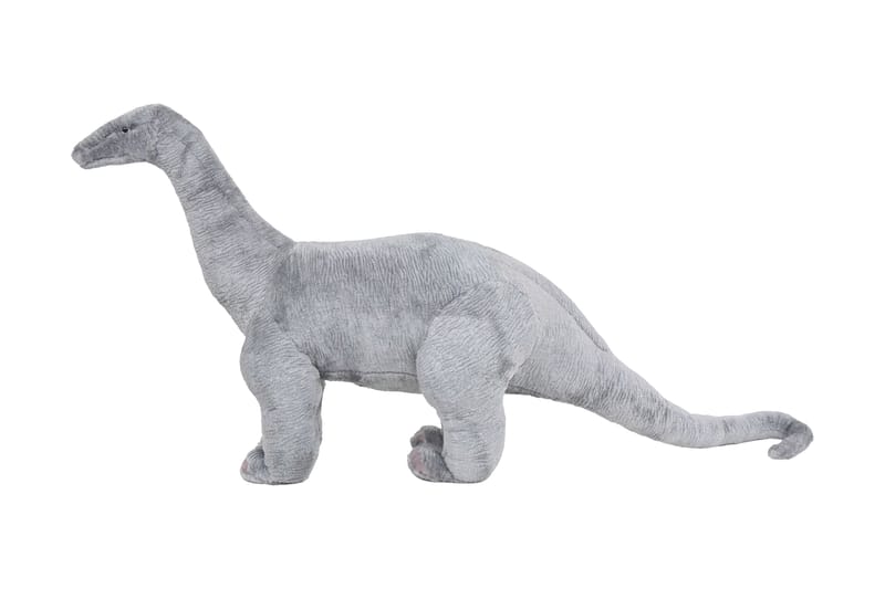 Seisova leludinosaurus Brachiosaurus XXL plyysi harmaa - Harmaa - Sisustustuotteet - Lastenhuoneen sisustus - Lastenhuoneen koristeet