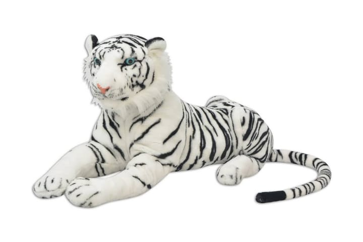 Tiikeri pehmolelu Valkoinen XXL - Valkoinen - Vauvan lelut - Lastenhuoneen koristeet