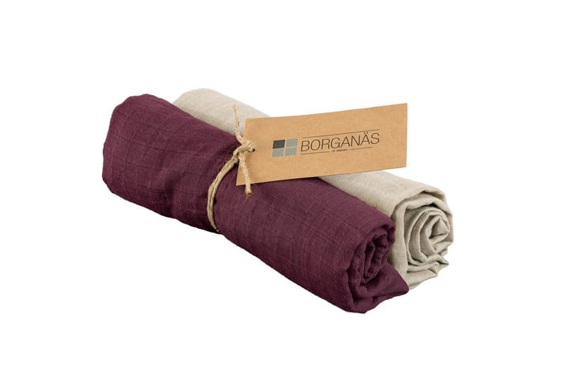 Musliinikääre 2-pack - Hiekka/Luumu (70 x 70 cm) - Sisustustuotteet - Lastenhuoneen sisustus - Vauvanpeitot