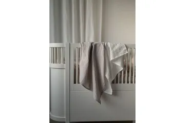 Muslinwrap 2-Pakkaus - Valkoinen/Harmaa (110 x 110 cm) - Kodintekstiilit & matot - Tyyny & torkkupeitto - Torkkupeitto & viltti - Sherpapeitto