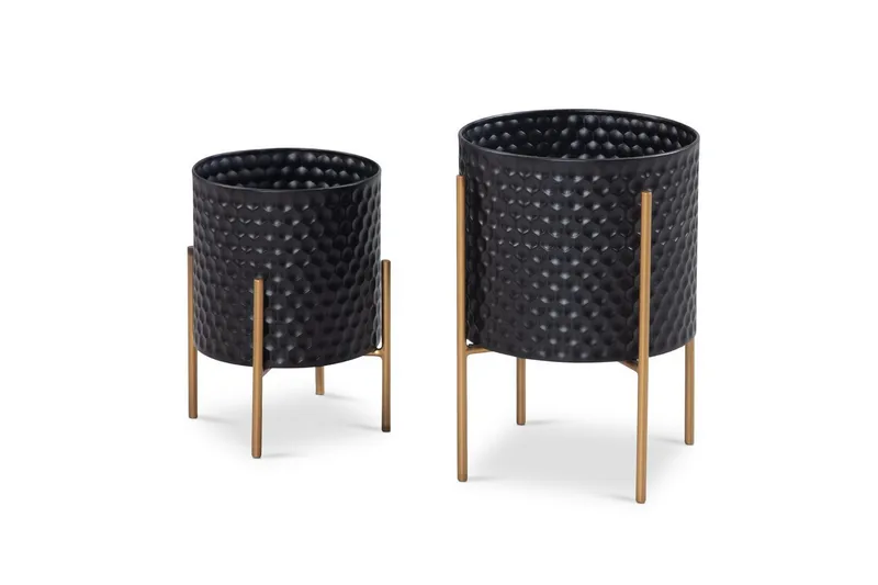 Maljakko Wohnling Sarja 2 Alumiininen Kukkaruukku 3D Rengaspinta Moderni, undefined