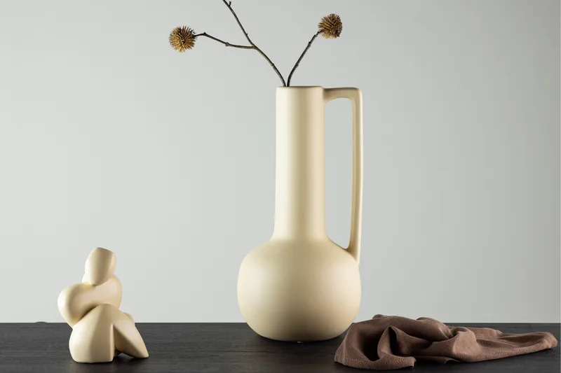 Allis Maljakko 18 cm - Keltainen - Sisustustuotteet - Maljakko