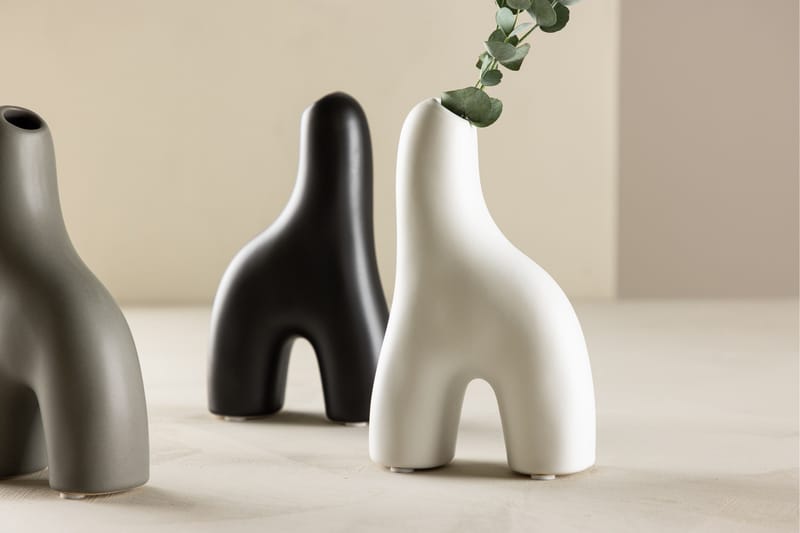 Aya Maljakko 9,4 cm - Valkoinen - Sisustustuotteet - Maljakko