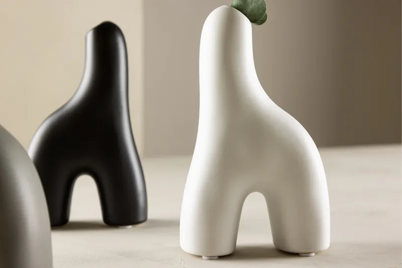 Aya Maljakko 9,4 cm - Valkoinen - Sisustustuotteet - Maljakko