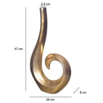 Dalara-maljakko 47 cm - Kullanvärinen - Sisustustuotteet - Maljakko
