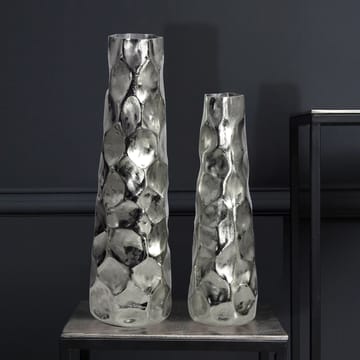 Daluna-maljakko 49 cm, 2 kpl setti - Hopeanvärinen - Sisustustuotteet - Maljakko - Maljakko sylinteri