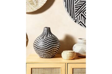 Dekorationsvas Beliani Kualu Black||White - Sisustustuotteet - Maljakko