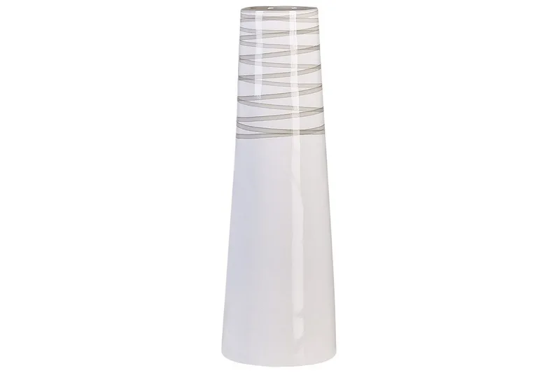 Dekorationsvas Beliani Tarragona White||Grey, undefined