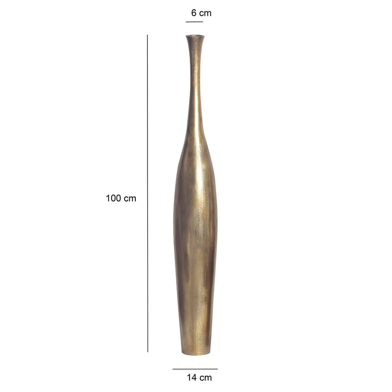 Isloren-maljakko 100 cm - Kullanvärinen - Sisustustuotteet - Maljakko