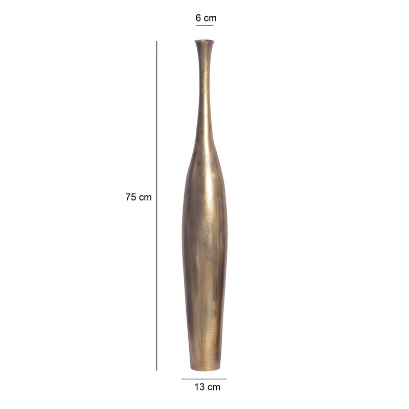 Isloren-maljakko 75 cm - Kullanvärinen - Sisustustuotteet - Maljakko