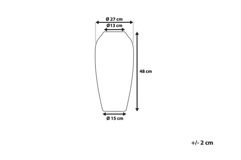 Maljakko Lorca 27 cm - Hopea - Sisustustuotteet - Maljakko
