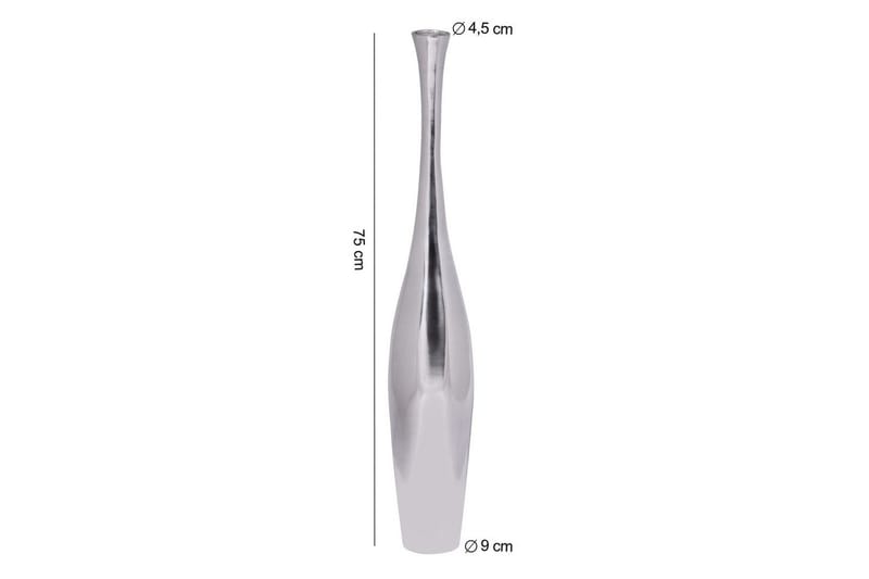 Maljakko Wohnling kiillotettua alumiinivalua, moderni tyyli 75 cm - 75 cm - Sisustustuotteet - Maljakko