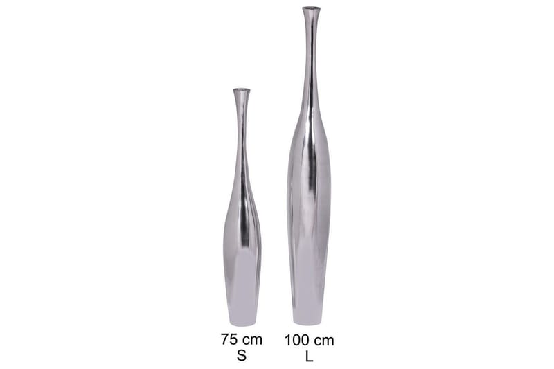 Maljakko Wohnling kiillotettua alumiinivalua, moderni tyyli 75 cm - 75 cm - Sisustustuotteet - Maljakko