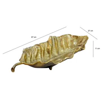 Morena-koristekulho 67 cm - kullanvärinen - Sisustustuotteet - Sisustusesineet