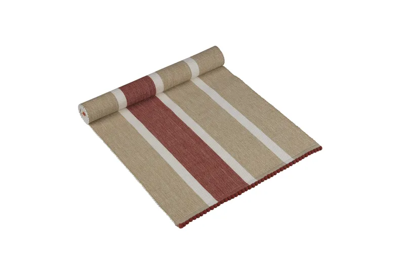 Luhar pöytäliina 35x120 cm - Tiilenpunainen - Sisustustuotteet - Pöytäkoriste - Pöytäliina & kaitaliina - Kaitaliina