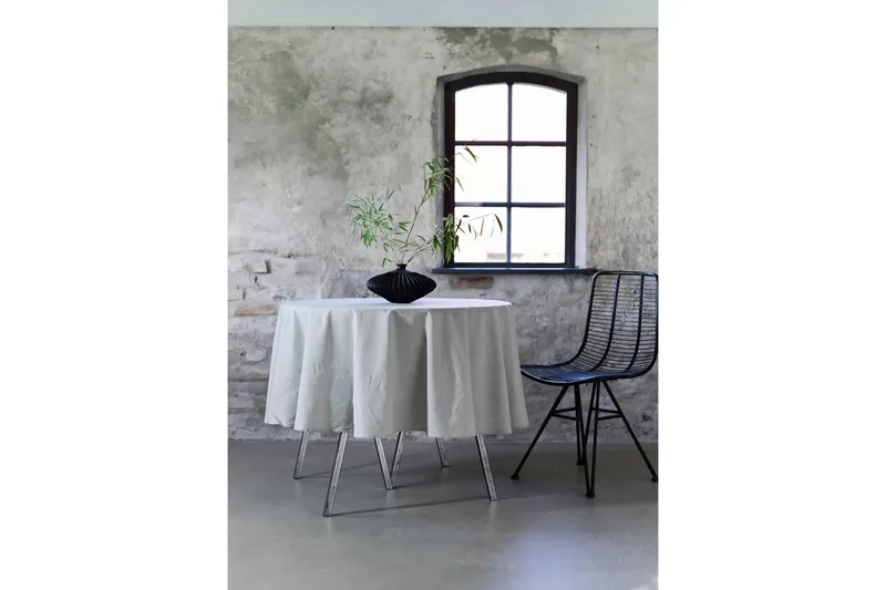 Eden pöytäliina Ø180 cm, Offwhite