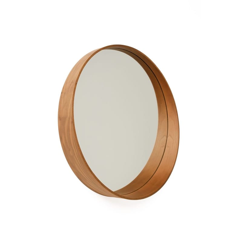 Aldrosin seinäkiinnitteinen peili Pyöreä 60 cm - Valkoinen - Sisustustuotteet - Peili