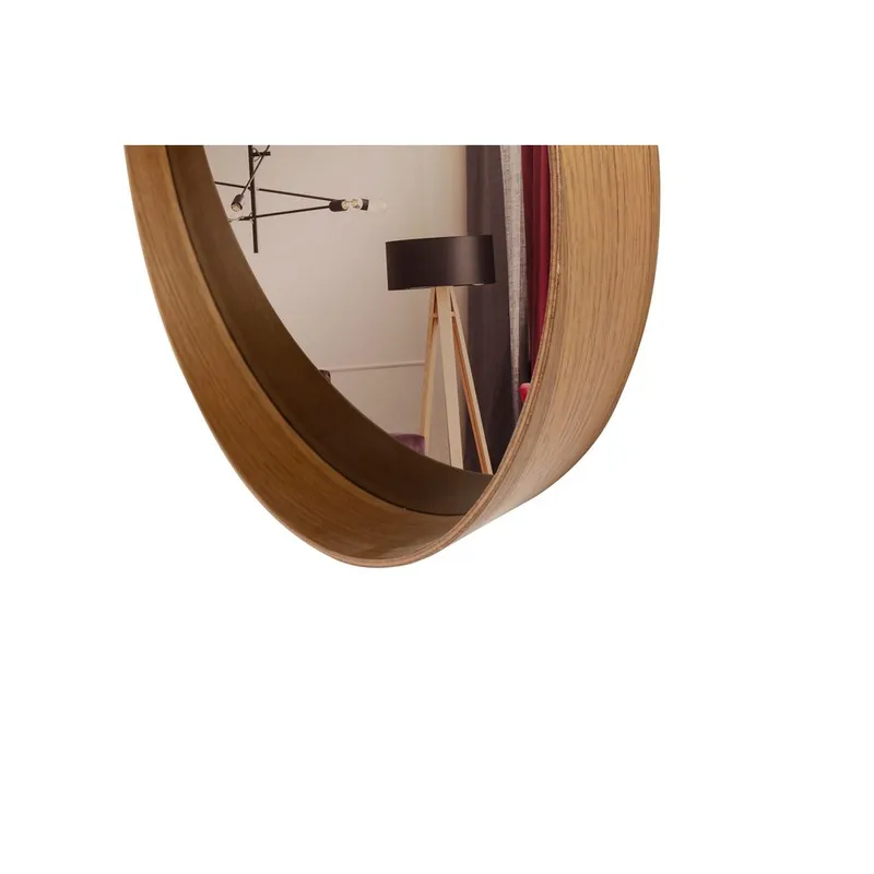 Aldrosin seinäkiinnitteinen peili Pyöreä 60 cm - Valkoinen - Sisustustuotteet - Peili