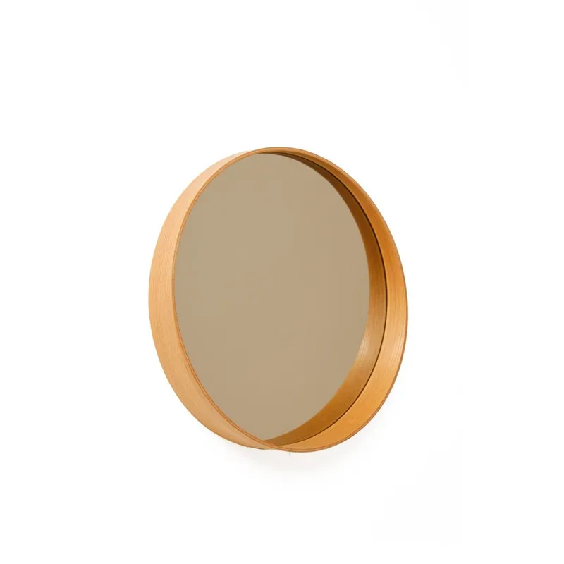 Aldrosin seinäkiinnitteinen peili Pyöreä 60 cm, Valkoinen