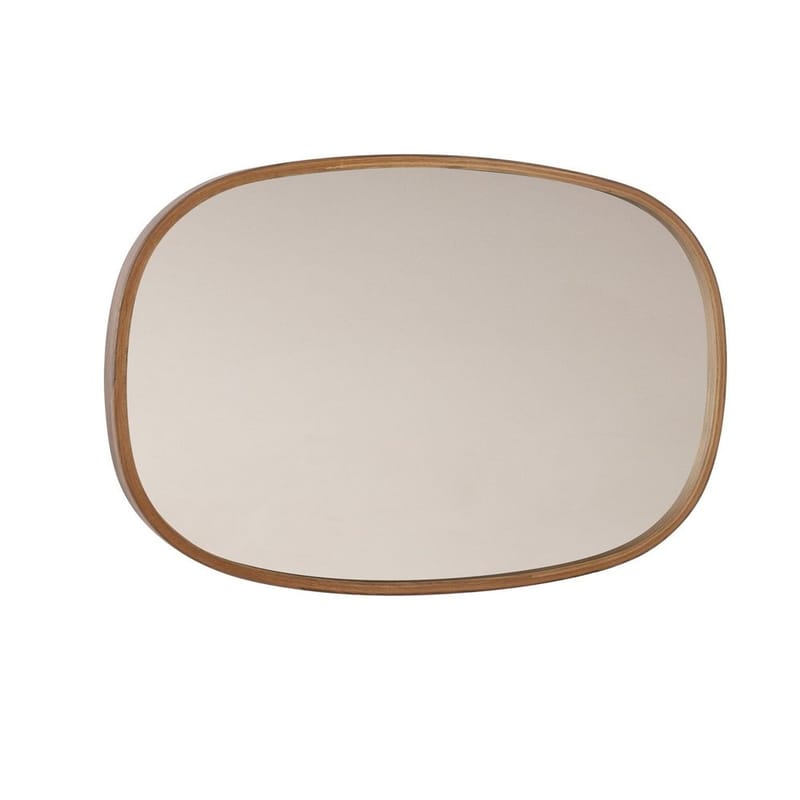 Aranfield seinäkiinnitteinen peili Suorakulmainen 88 cm, Ruskea/Valkoinen