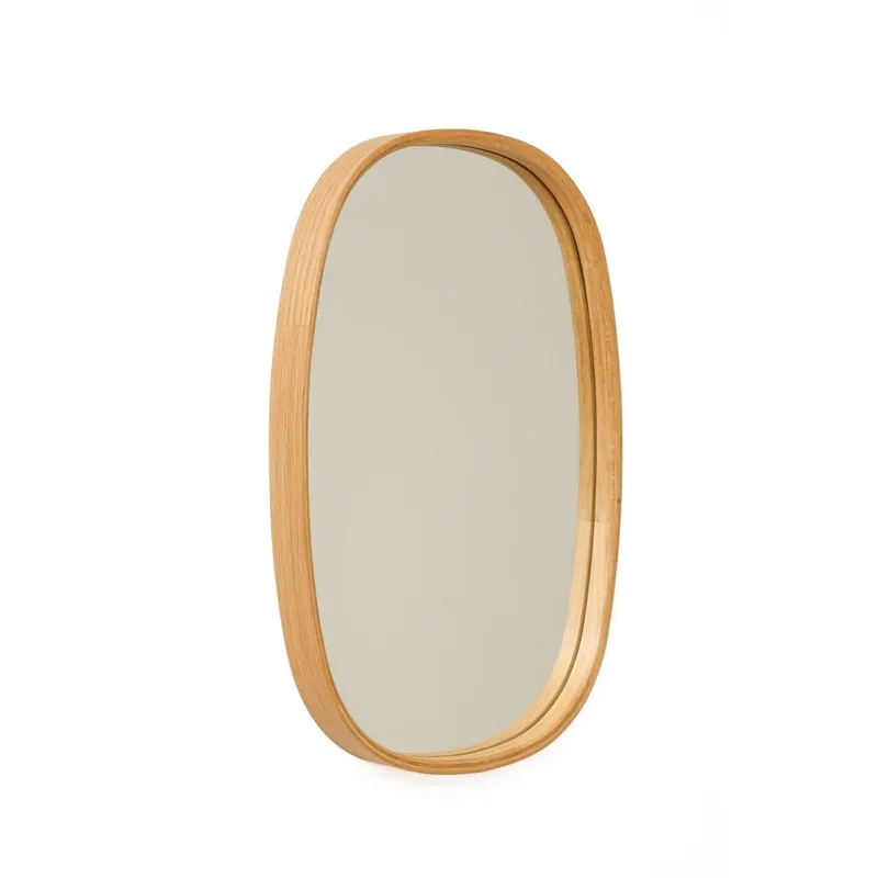 Aranfield seinäkiinnitteinen peili Suorakulmainen 38 cm - Ruskea/Valkoinen - Sisustustuotteet - Peili