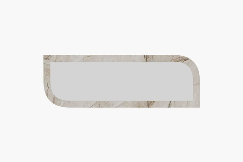 Ayana Seinään kiinnitettävä Peili 40 cm - Beige - Sisustustuotteet - Peili