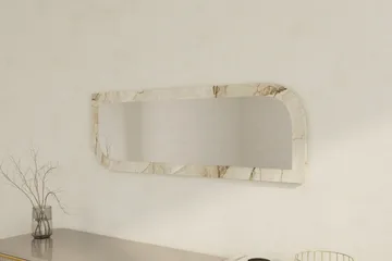 Ayana Seinään kiinnitettävä Peili 40 cm - Beige - Sisustustuotteet - Peili