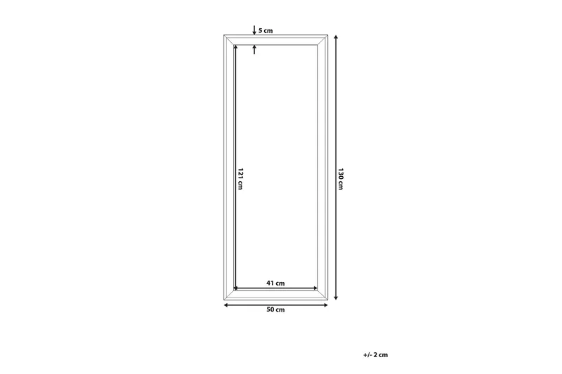 Benon Peili 50 cm - Valkoinen - Sisustustuotteet - Peili
