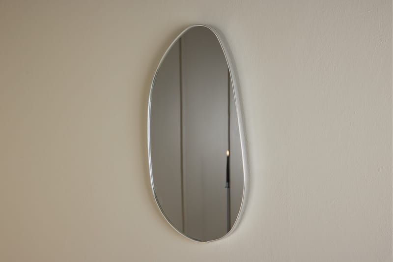 Borgholm Seinäpeili 30 cm - Hopea - Sisustustuotteet - Peili