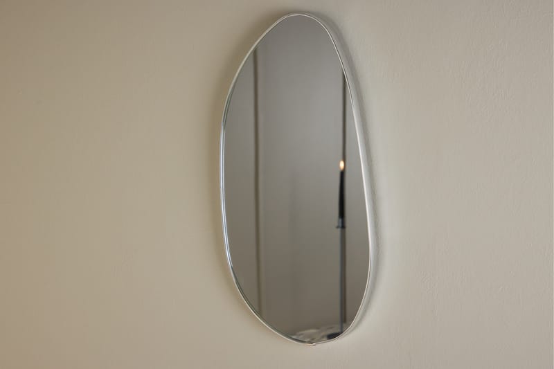 Borgholm Seinäpeili 30 cm - Hopea - Sisustustuotteet - Peili