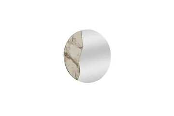 Buhem Seinälle ripustettava peili Pyöreä 60 cm - Beige - Sisustustuotteet - Peili