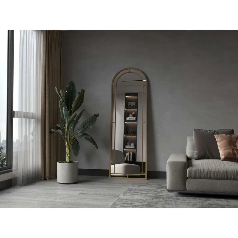 Dasina Lattiapeili 60 x 180 cm - Kulta - Sisustustuotteet - Peili - Lattiapeili