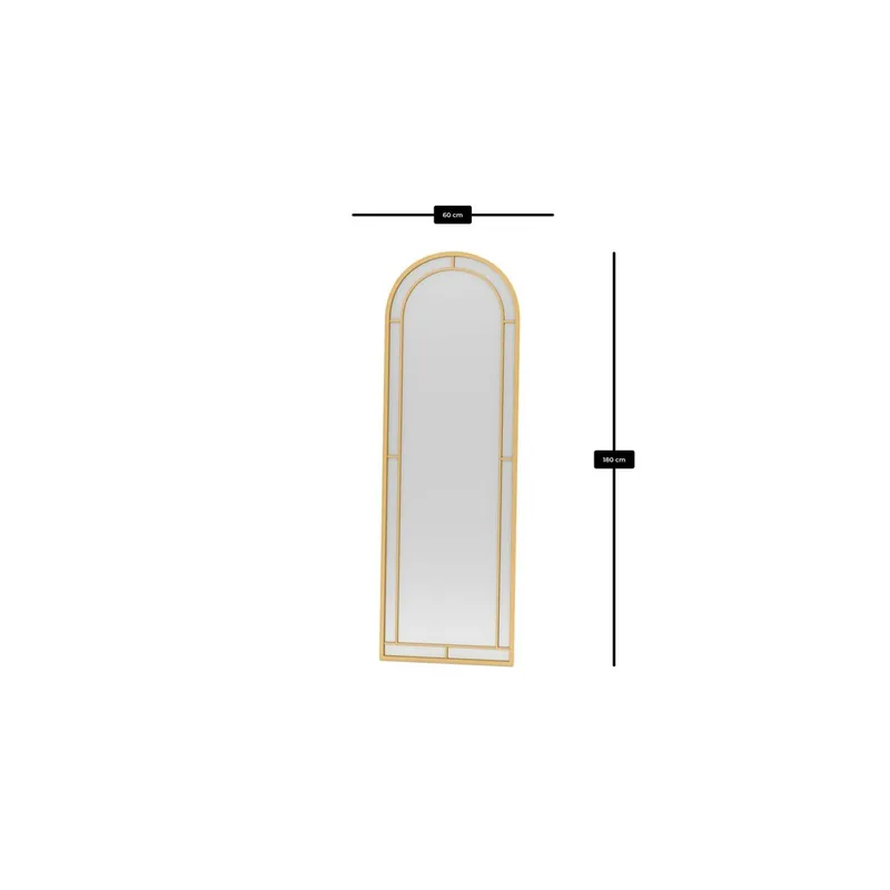 Dasina Lattiapeili 60 x 180 cm - Kulta - Sisustustuotteet - Peili - Lattiapeili