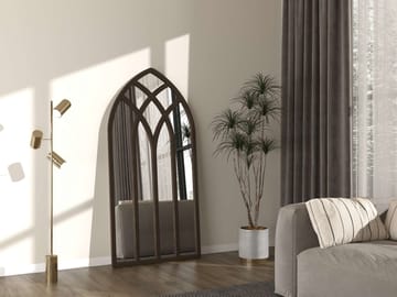 Delvi lattiapeili 90x180 cm - Ruskea - Sisustustuotteet - Peili - Lattiapeili