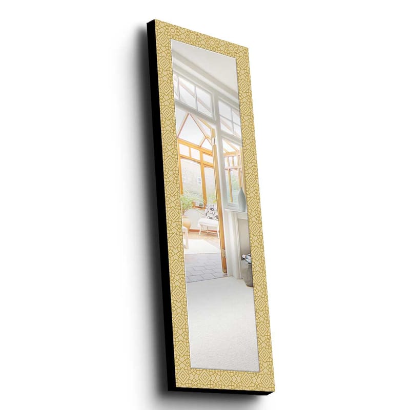 Koristepeili 40x120 cm - Keltainen - Sisustustuotteet - Peili - Eteispeili