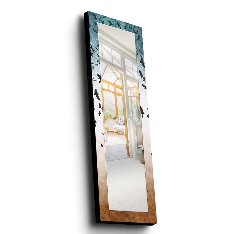 Koristepeili 40x120 cm - Monivärinen - Sisustustuotteet - Peili - Eteispeili