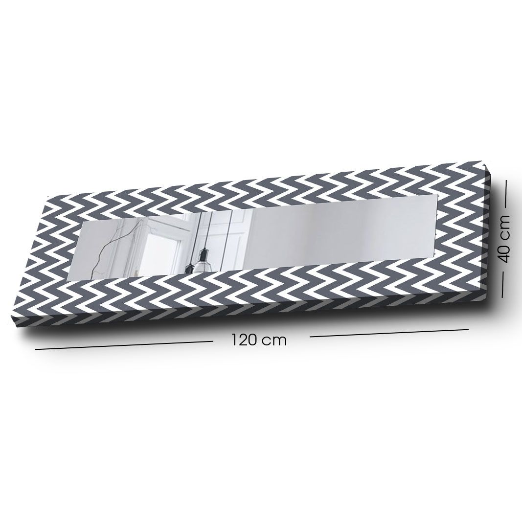 Koristepeili 40x120 cm - Monivärinen - Sisustustuotteet - Peili - Eteispeili