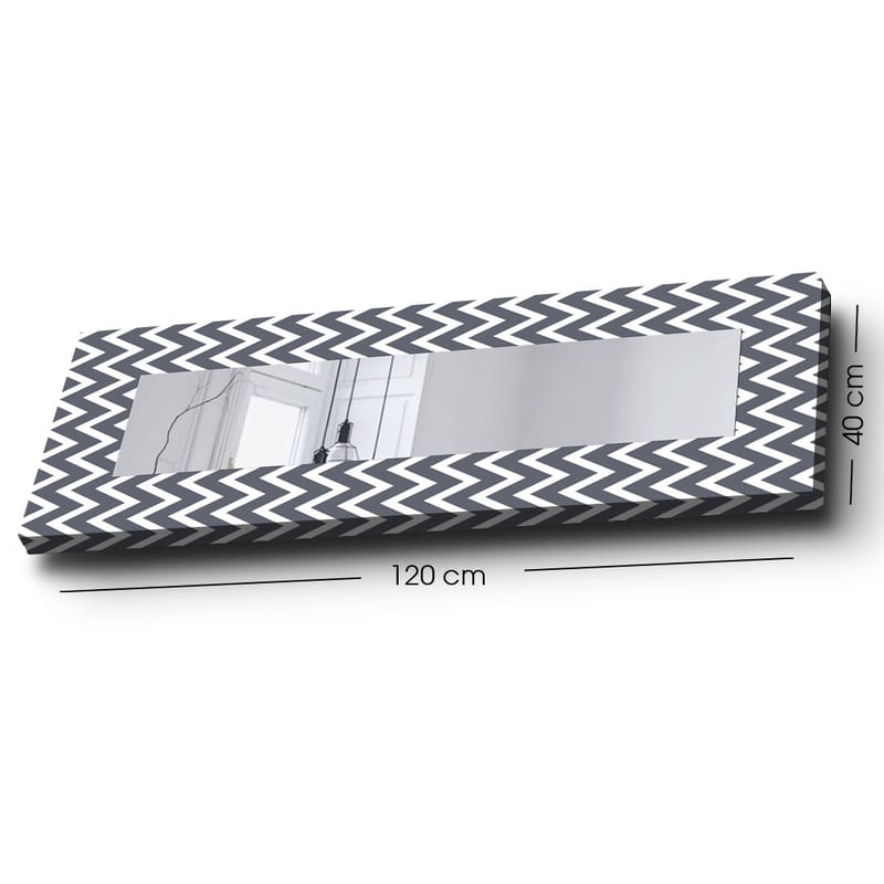 Koristepeili 40x120 cm - Monivärinen - Sisustustuotteet - Peili - Eteispeili