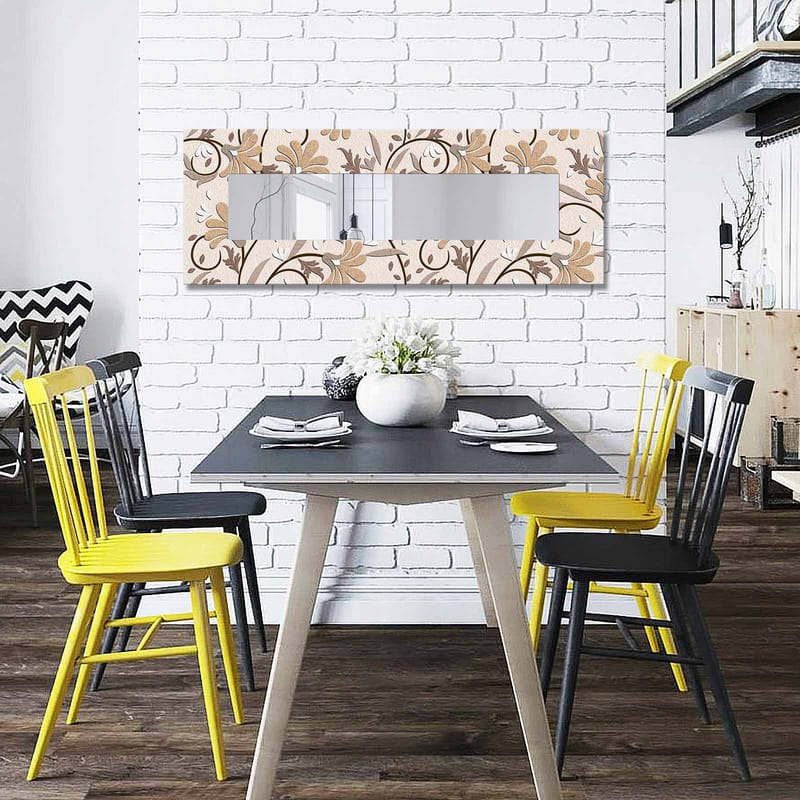 Koristepeili 40x120 cm - Monivärinen - Sisustustuotteet - Peili - Eteispeili
