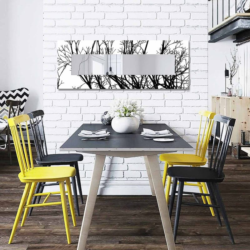 Koristepeili 40x120 cm - Monivärinen - Sisustustuotteet - Peili - Eteispeili
