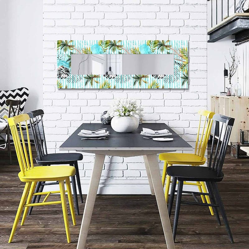 Koristepeili 40x120 cm - Monivärinen - Sisustustuotteet - Peili - Eteispeili