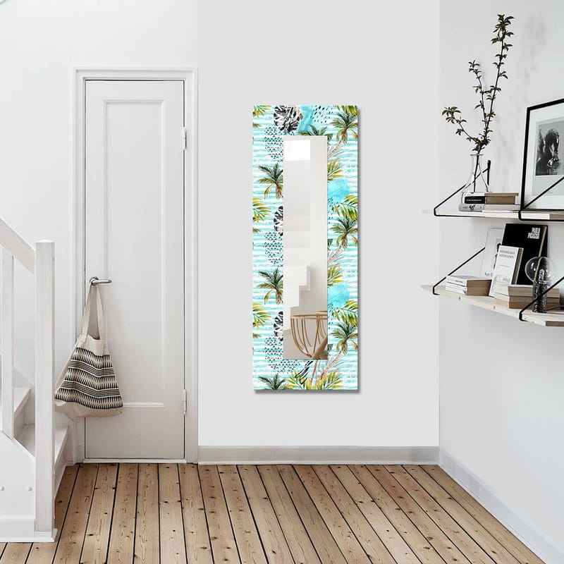 Koristepeili 40x120 cm - Monivärinen - Sisustustuotteet - Peili - Eteispeili