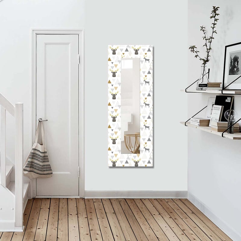 Koristepeili 40x120 cm - Monivärinen - Sisustustuotteet - Peili - Eteispeili