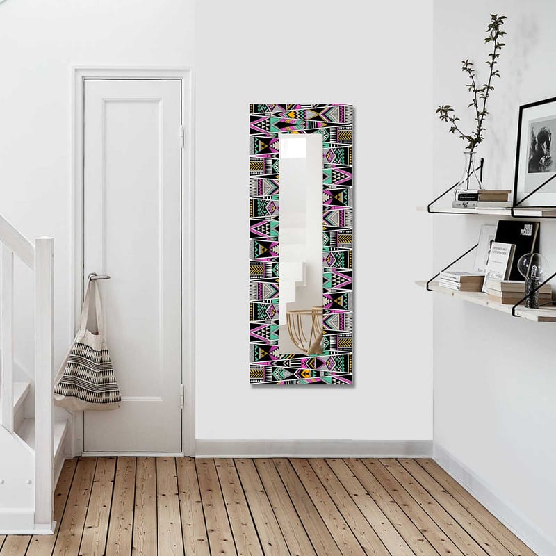Koristepeili 40x120 cm - Monivärinen - Sisustustuotteet - Peili - Eteispeili