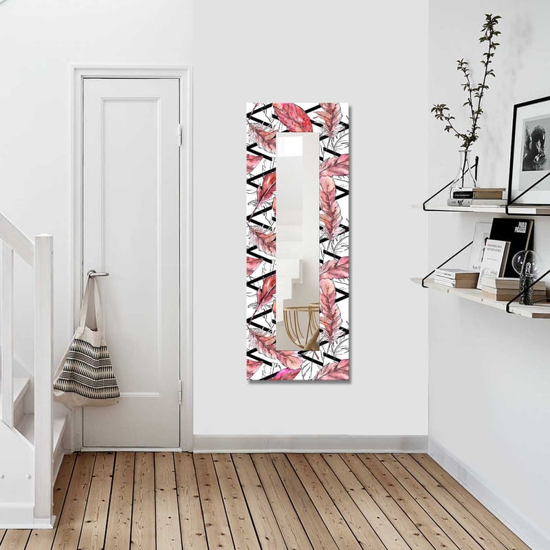 Koristepeili 40x120 cm - Monivärinen - Sisustustuotteet - Peili - Eteispeili