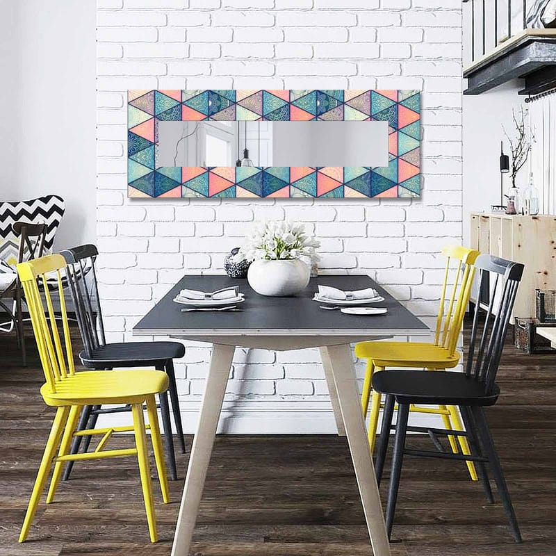 Koristepeili 40x120 cm - Monivärinen - Sisustustuotteet - Peili - Eteispeili