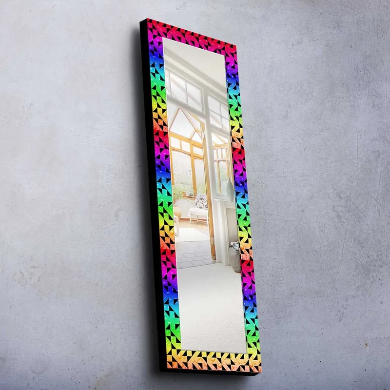 Koristepeili 40x120 cm, Monivärinen