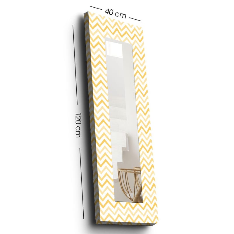 Koristepeili 40x120 cm - Monivärinen - Sisustustuotteet - Peili - Eteispeili